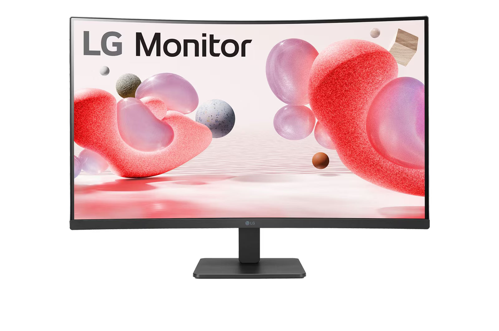 LG Essential 32'' FHD VA Curved Monitor 100Hz with FreeSync; 1920x1080 VA; AMD FreeSync™; D-Sub/VGA; 2x HDMI port; Tilt