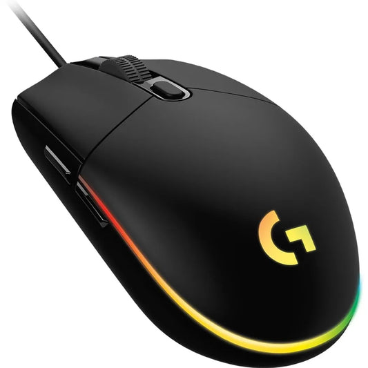 Logitech Gaming G102 LightSync Mouse 200DPI to 6000DPI adjustable optical sensor;black