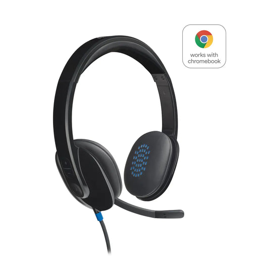981-000480 - Logitech Headset H540 USB Headset Laser Tuned Drivers Comfortable Padding On Ear Audio Controls  Plug & Play