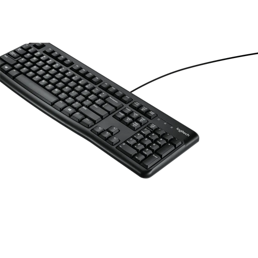 920-002508 - LOGI K120 Corded Keyboard plug and play USB connection spill resist.