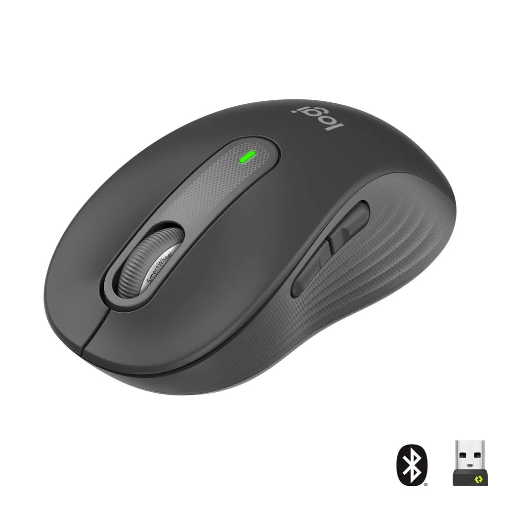 910-006253 - LOGI M650 Signature Bluetooth & Wireless Mouse Black