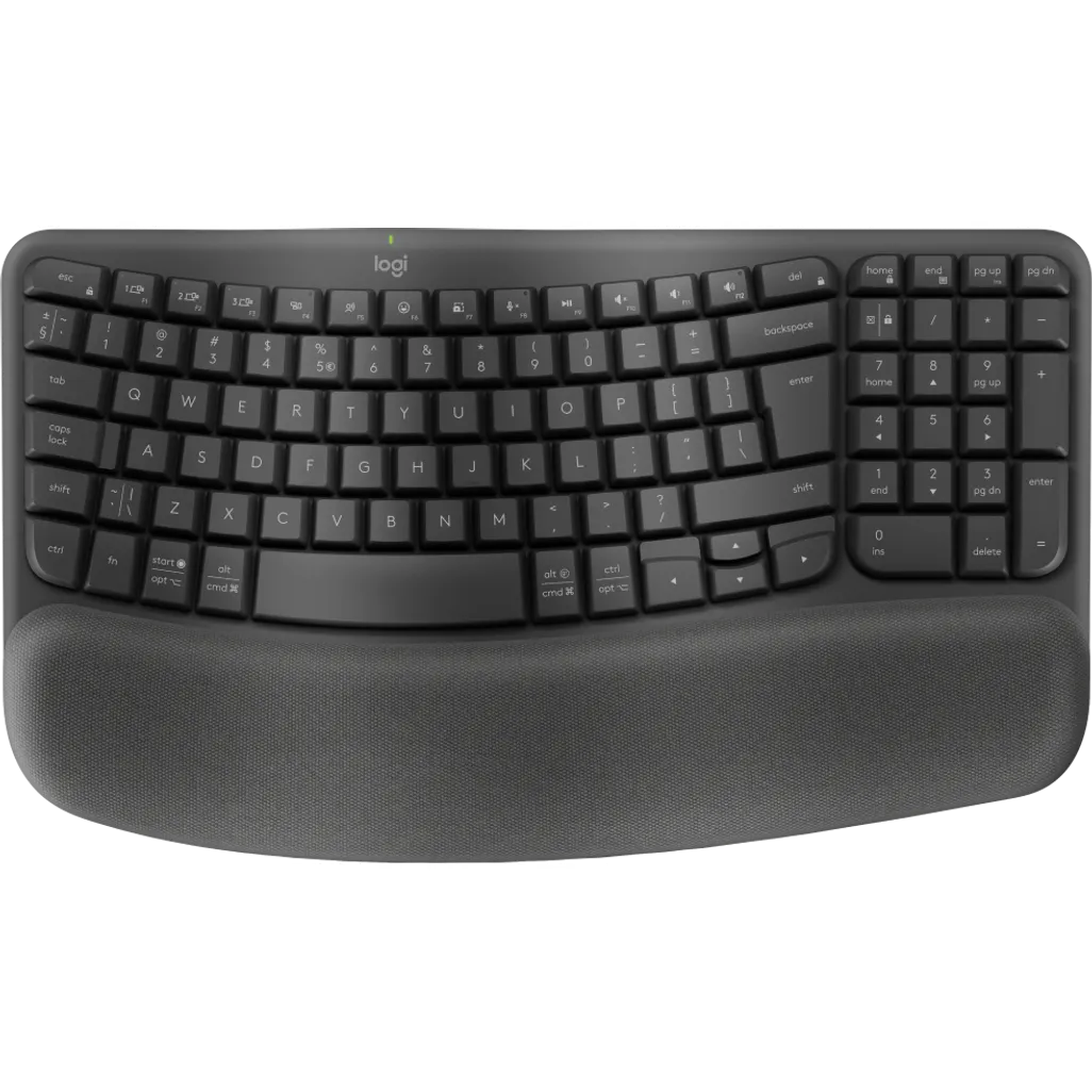 920-012304 - LOGI Wave Keys  Wireless Ergonomic Keyboard