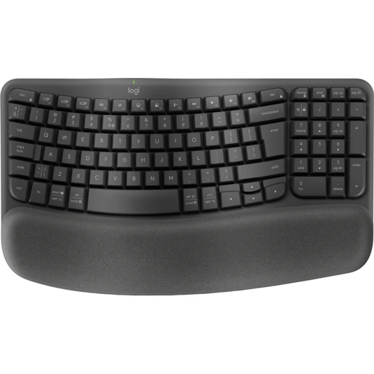 920-012304 - LOGI Wave Keys  Wireless Ergonomic Keyboard