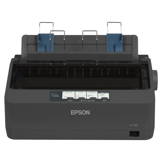 C11CC24031 Epson LX-350 Dot Matrix Printer; 80 columns; 9 Needles; RS-232; Bidirectional parallel; USB 2.0;  24 months Carry in