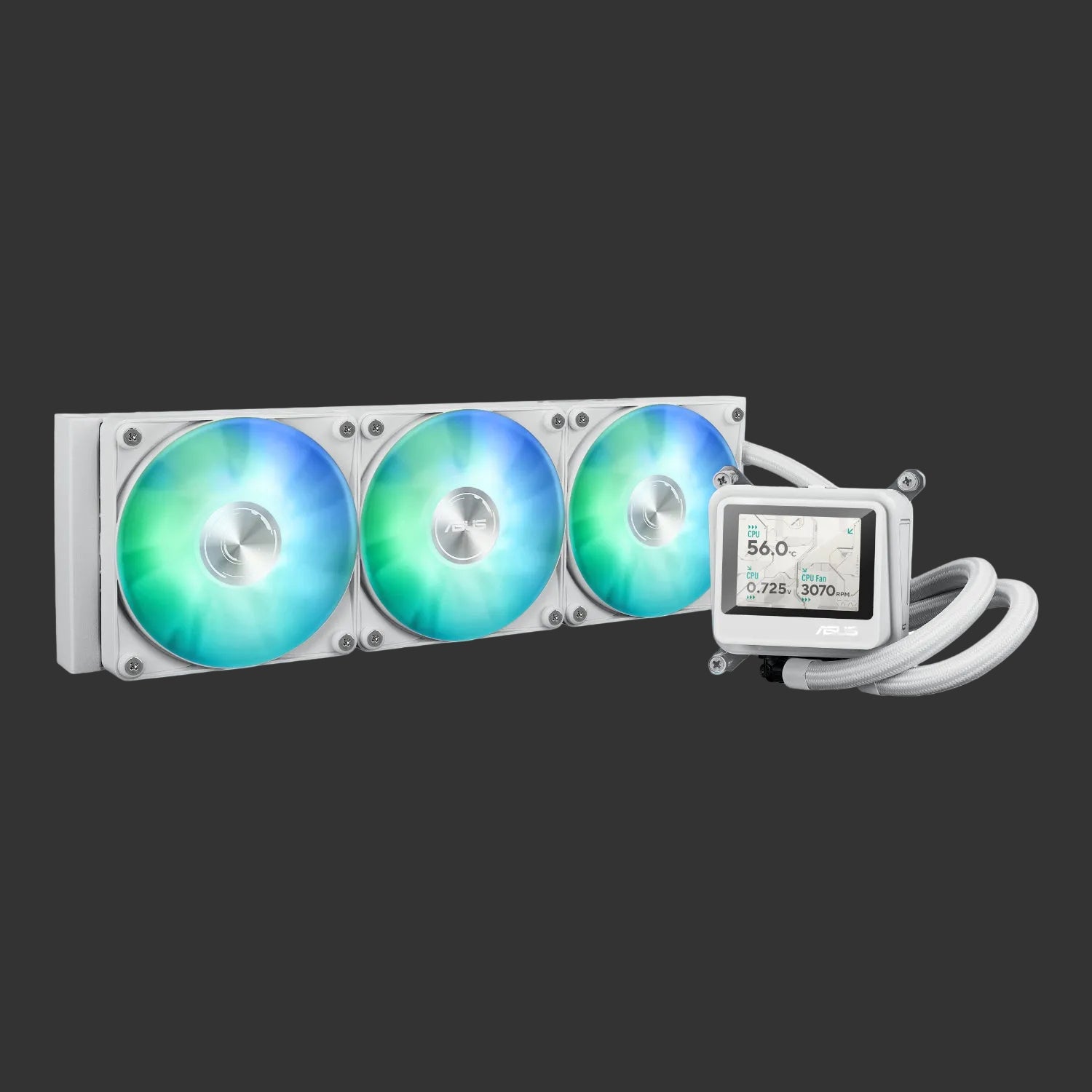 Asus MAX Gaming LC 360 ARGB LCD All-in-one CPU Liquid Cooler - White