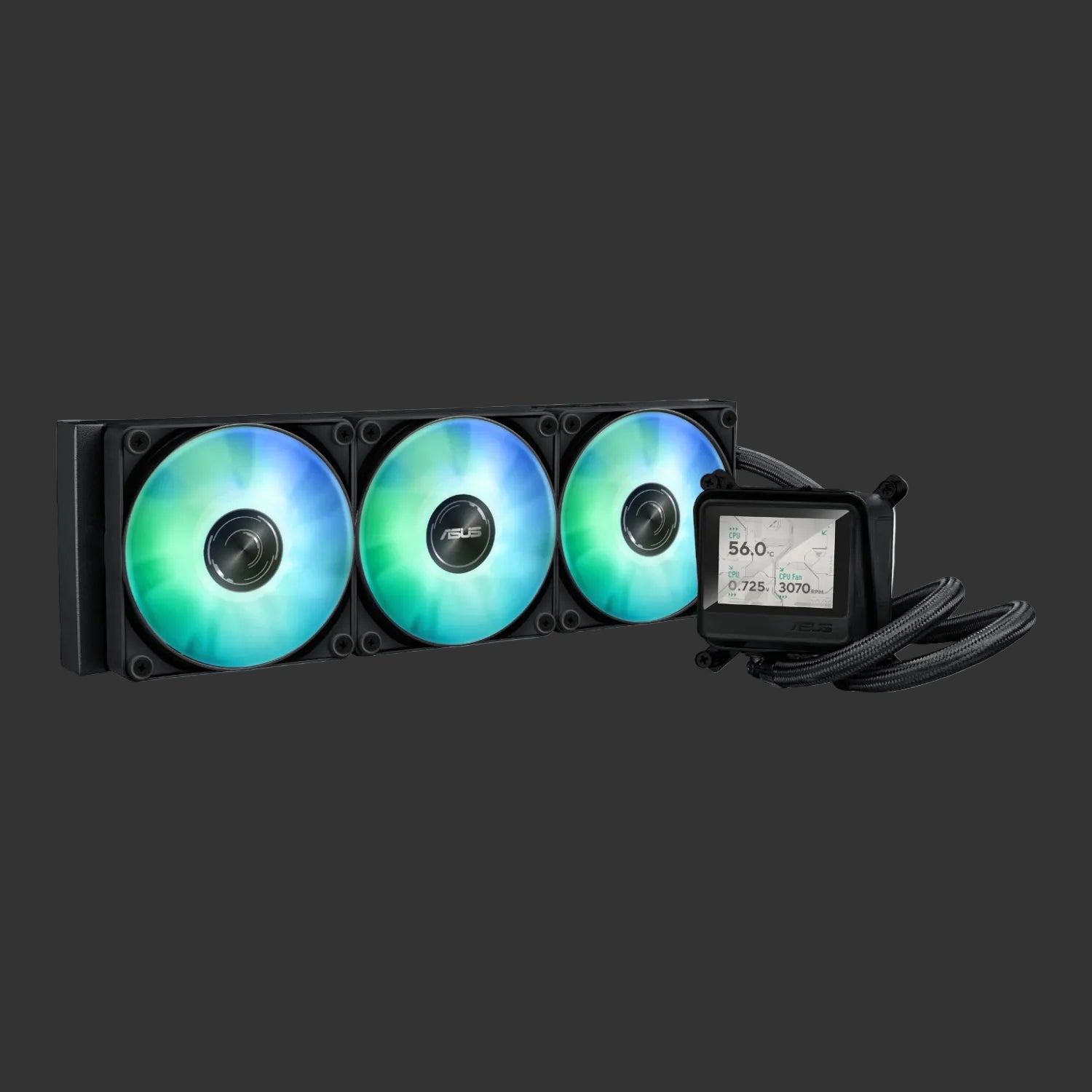 Asus MAX Gaming LC 360 ARGB LCD All-in-one CPU Liquid Cooler - Black