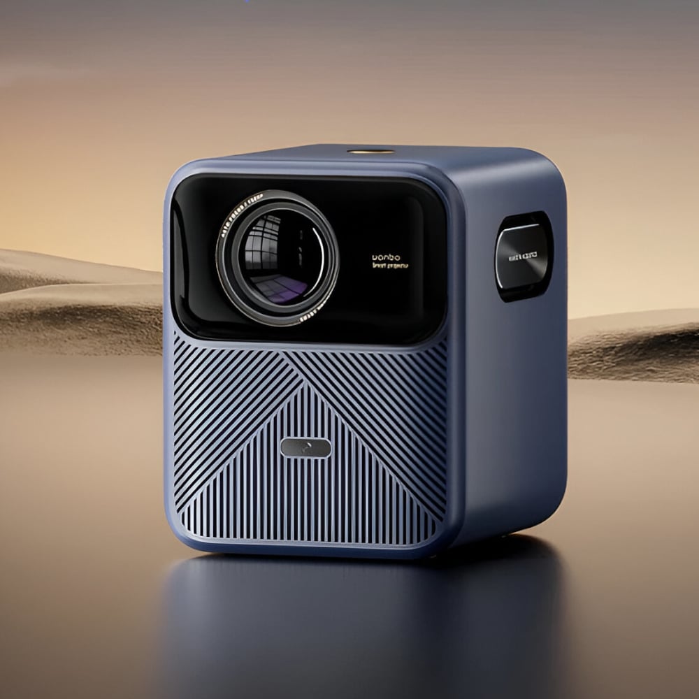 WANBO MOZART 1 PRO 1080P 900ANSI Android 11 Smart Home Theatre Projector - Dark Blue