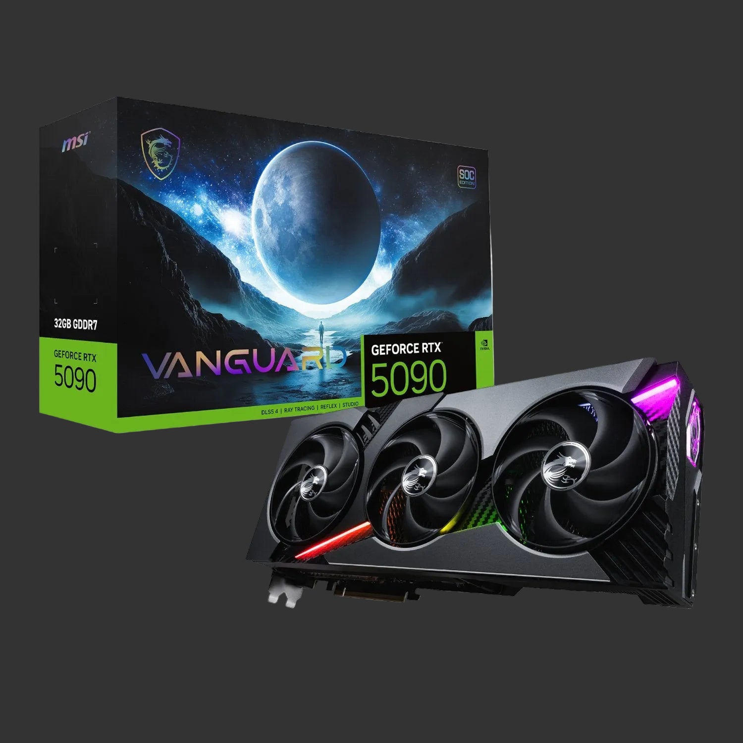 MSI GeForce RTX 5090 VANGUARD SOC 32G Graphics Card