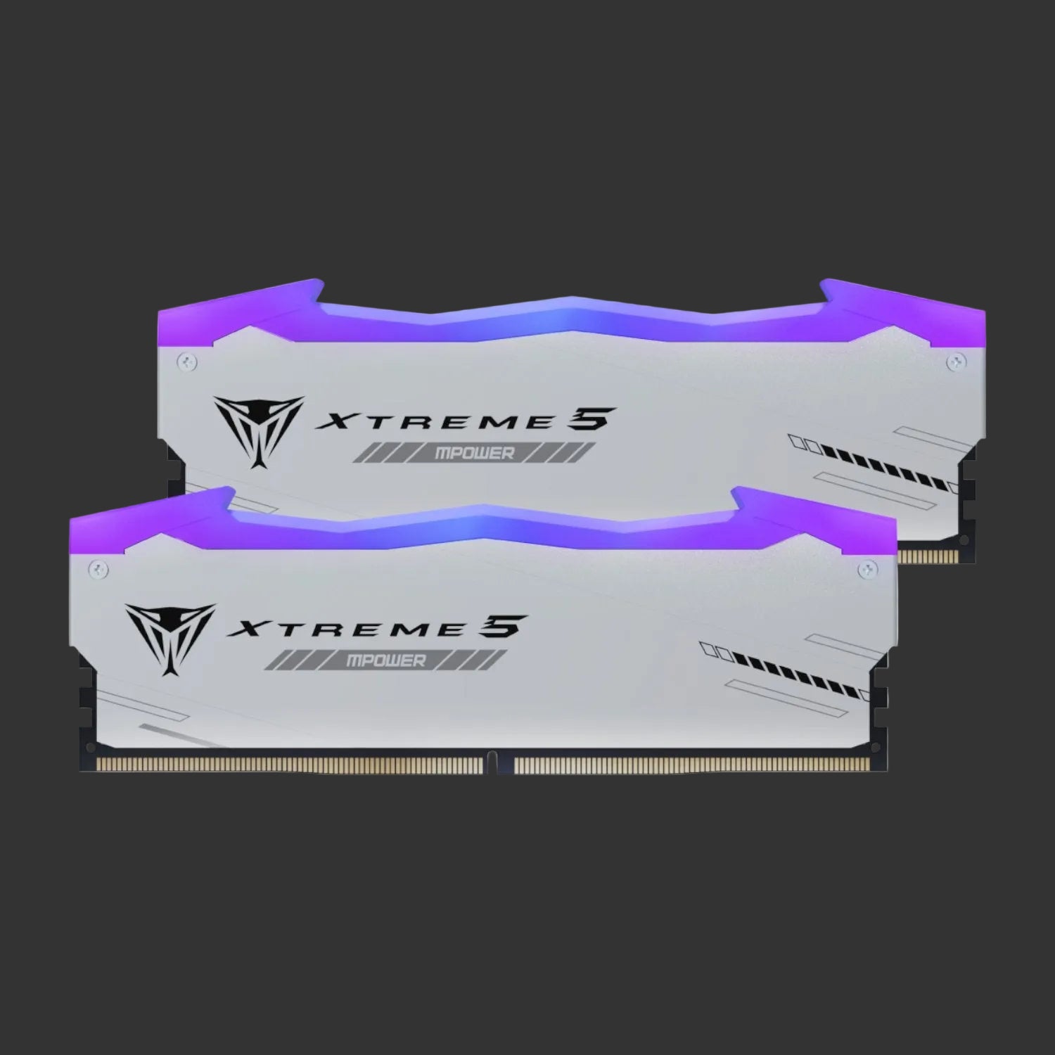 Patriot Viper Xtreme 5 RGB MPower 32GB 6000MHz DDR5 Desktop Gaming Memory Kit - Silver