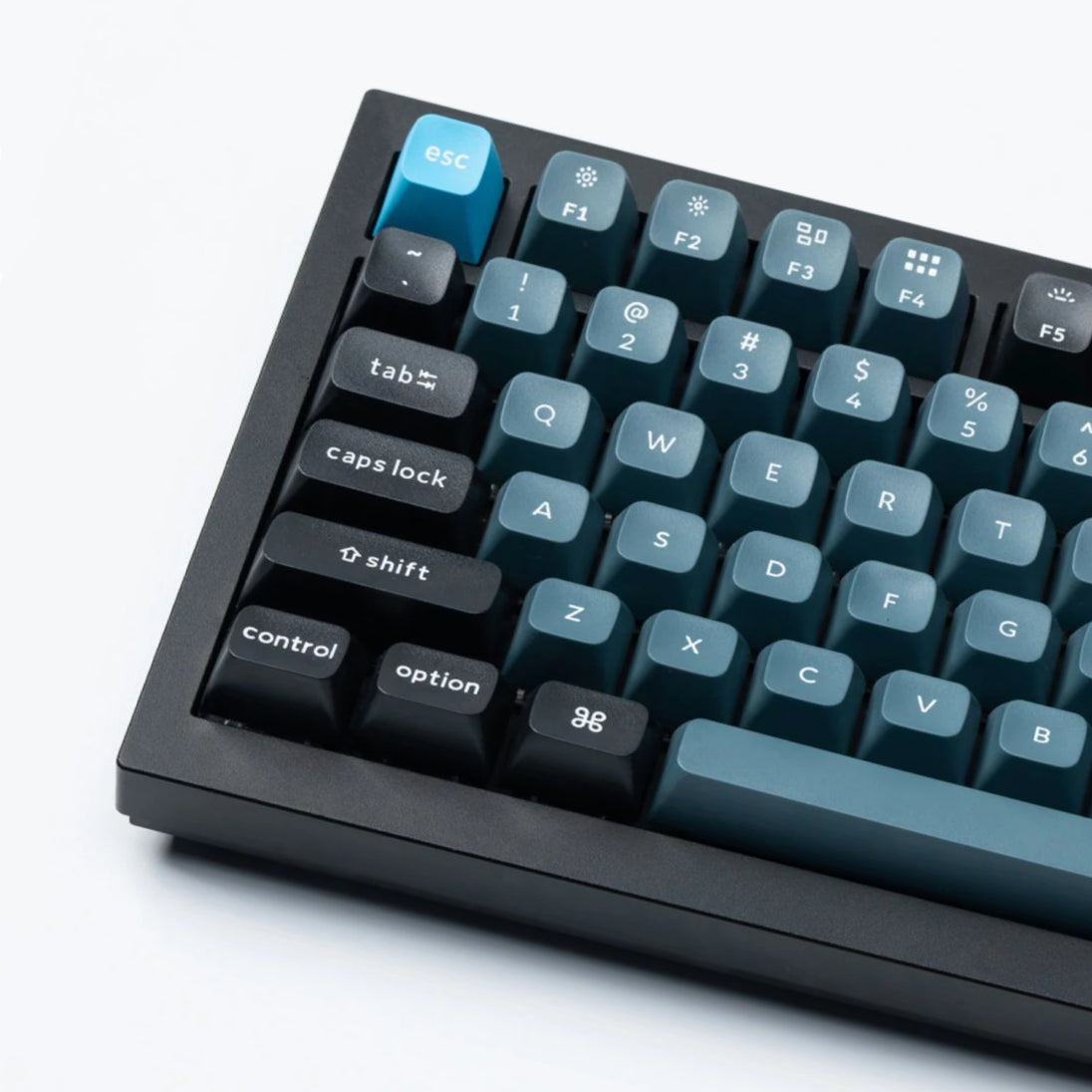 Keycron Keycaps Keychron Double Shot KSA PBT Keycap Set - Dark Grey/Grey/Blue