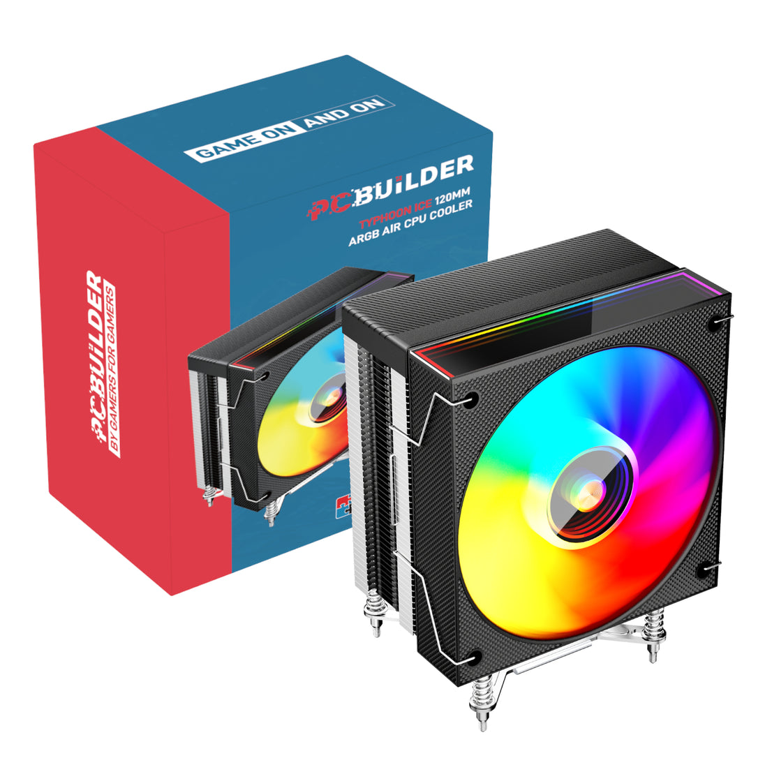 Buildblock Cpu Fan PCBUILDER CPU FAN TYPHOON ICE 120MM ARGB