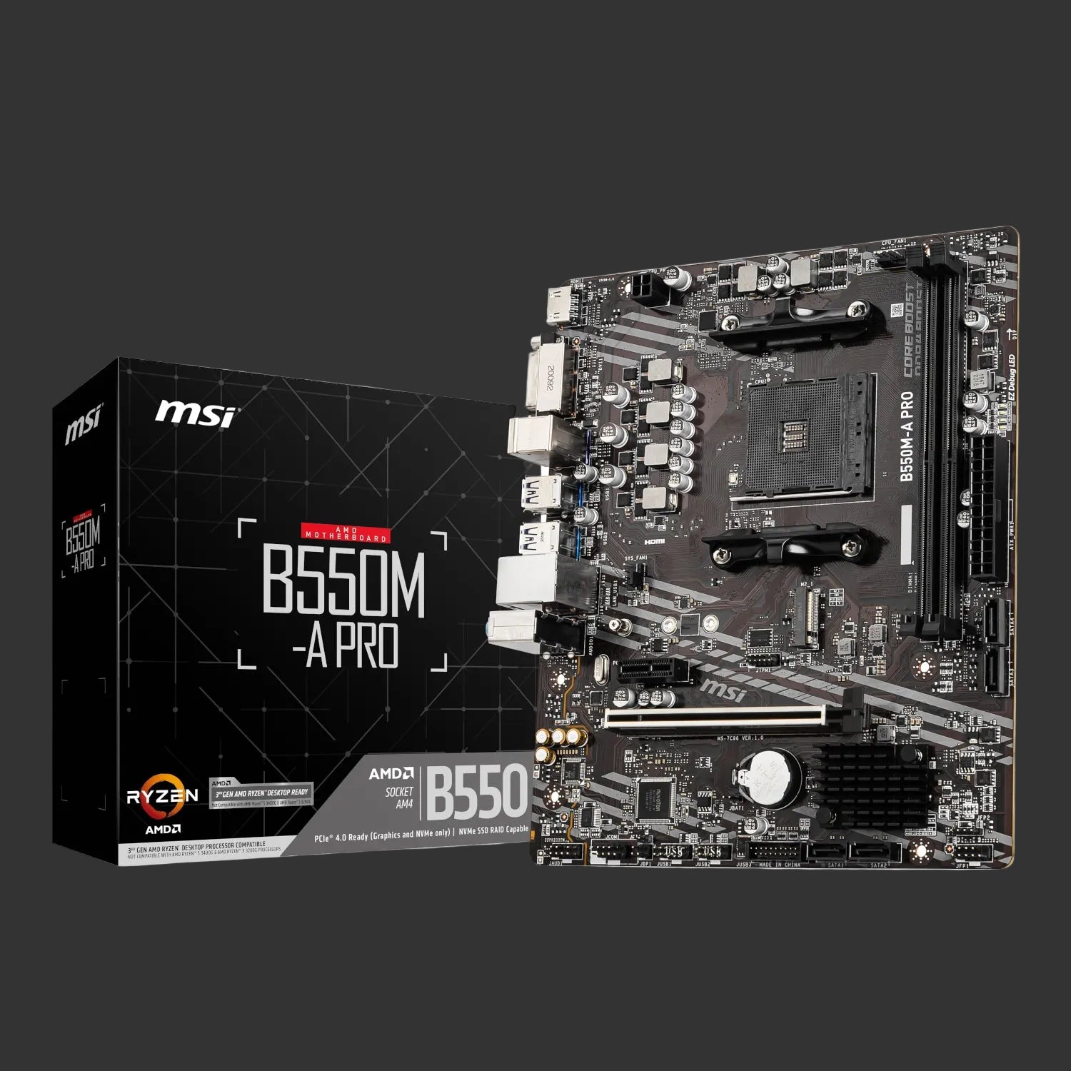 MSI B550M-A Pro AM4 M-ATX Motherboard