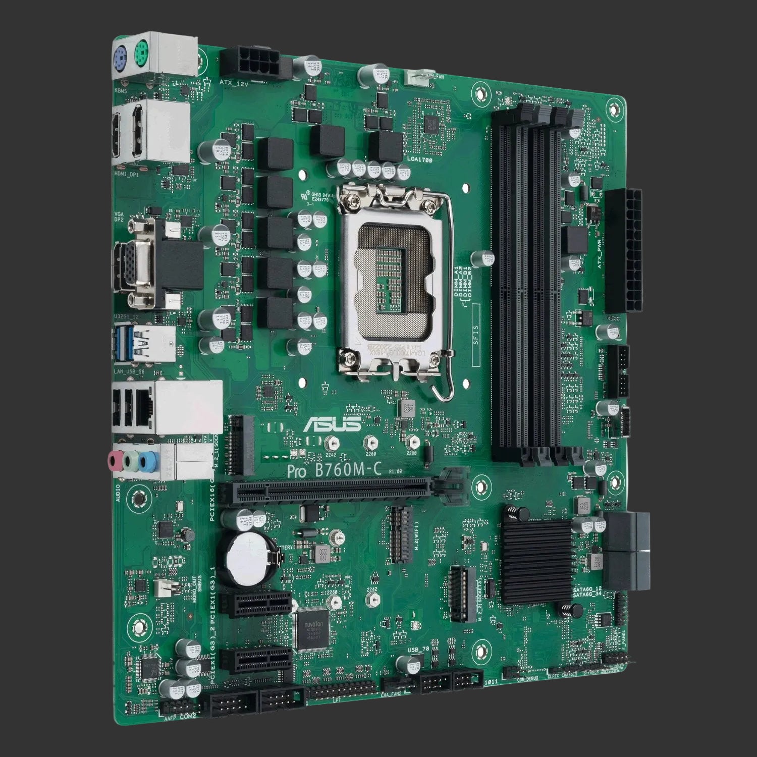 ASUS PRO B760M C CSM LGA 1700 M-ATX Motherboard