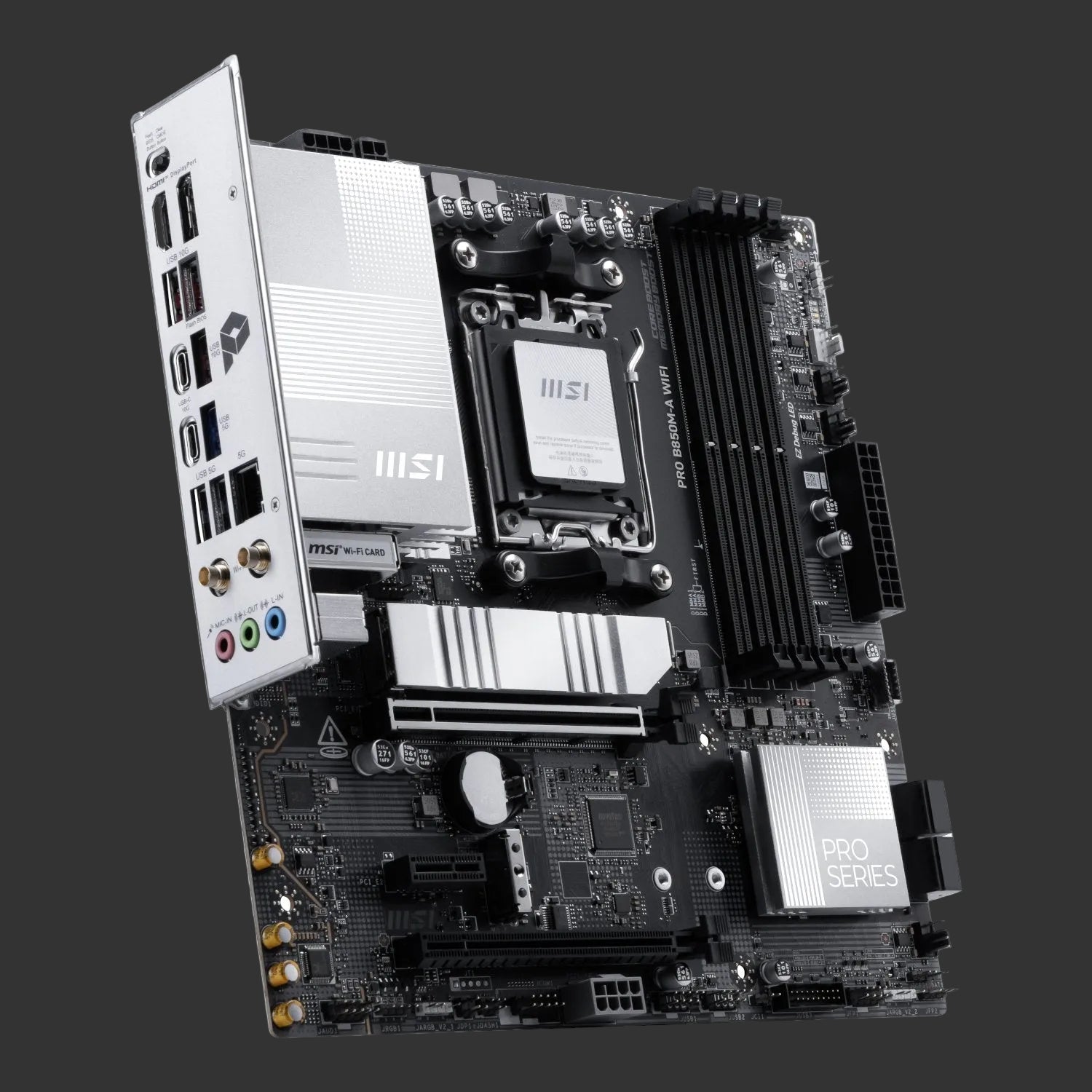 MSI PRO B850M-A WIFI AM5 DDR5 M-ATX Motherboard
