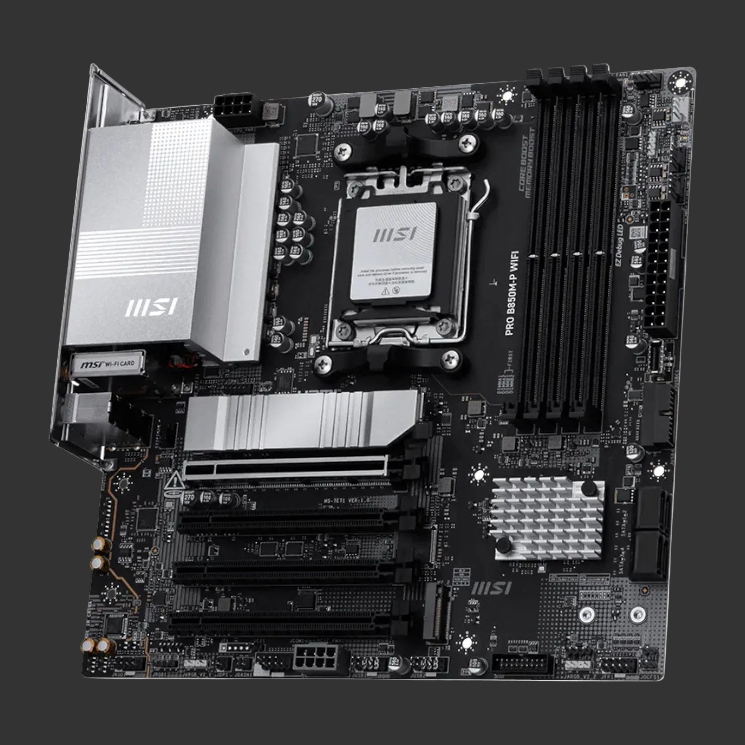 MSI PRO B850M-P WIFI AM5 mATX Motherboard
