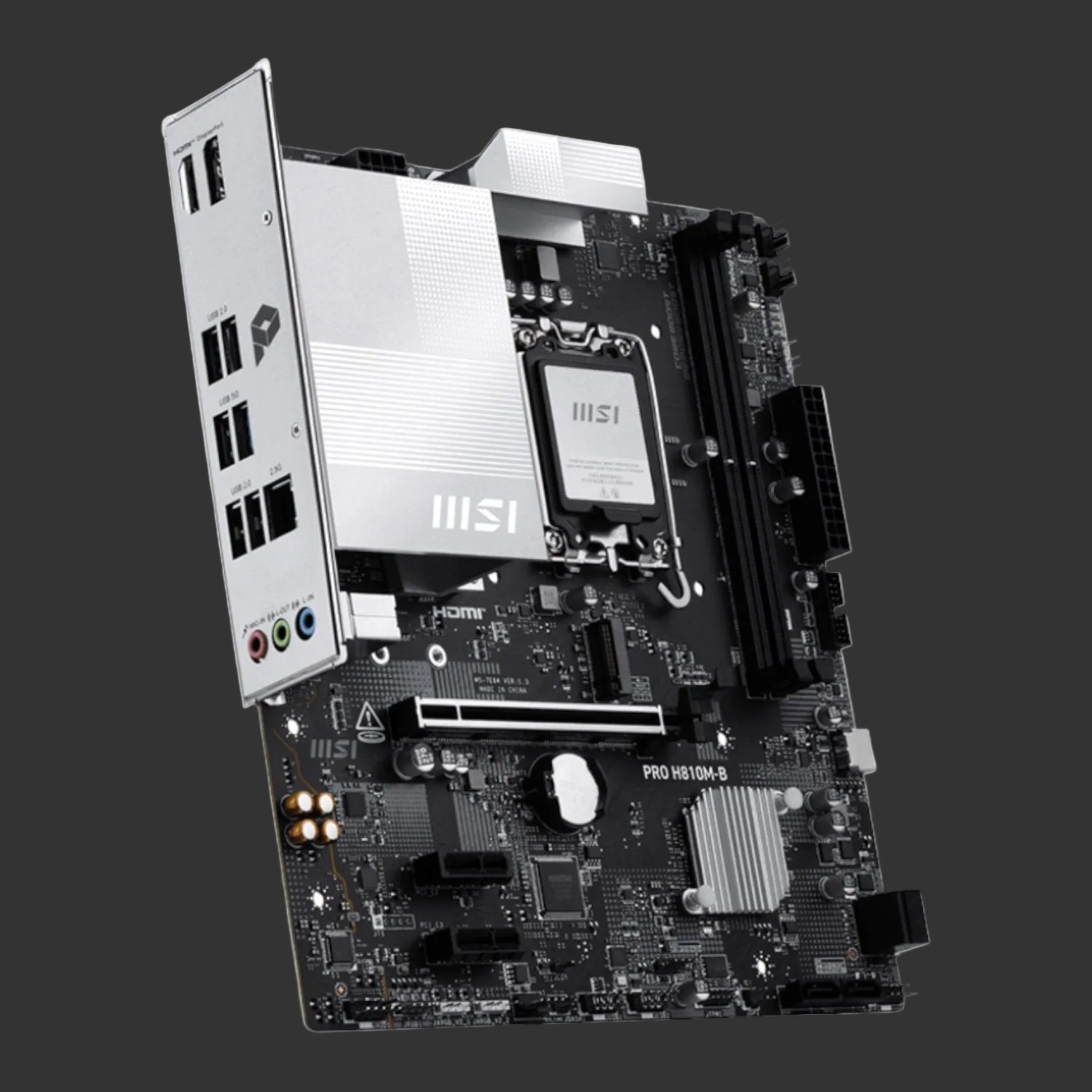 MSI H810M-B PRO LGA1851 M-ATX DDR5 Motherboard