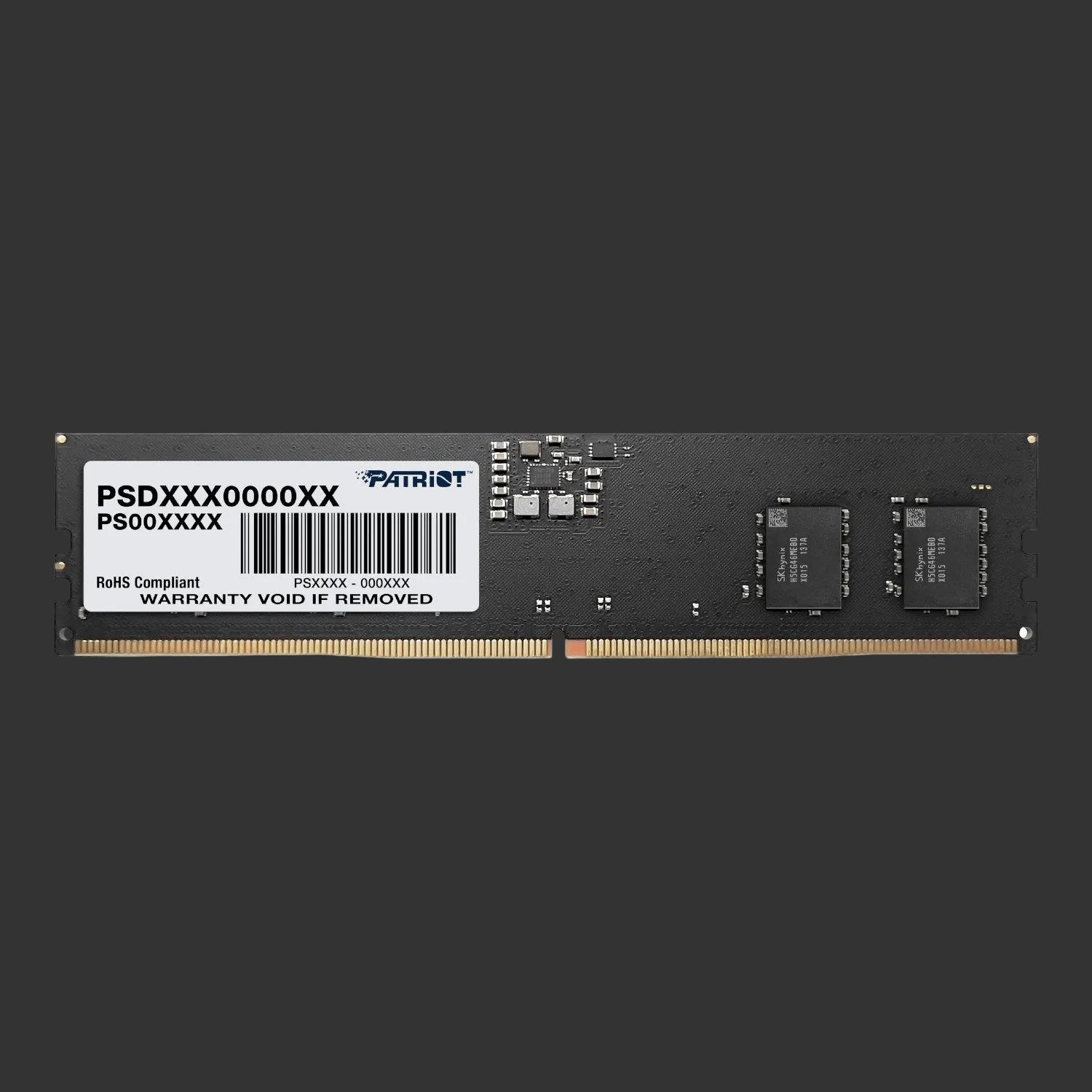 Patriot Signature Line 8GB 5600MHz DDR5 UDIMM Desktop Memory