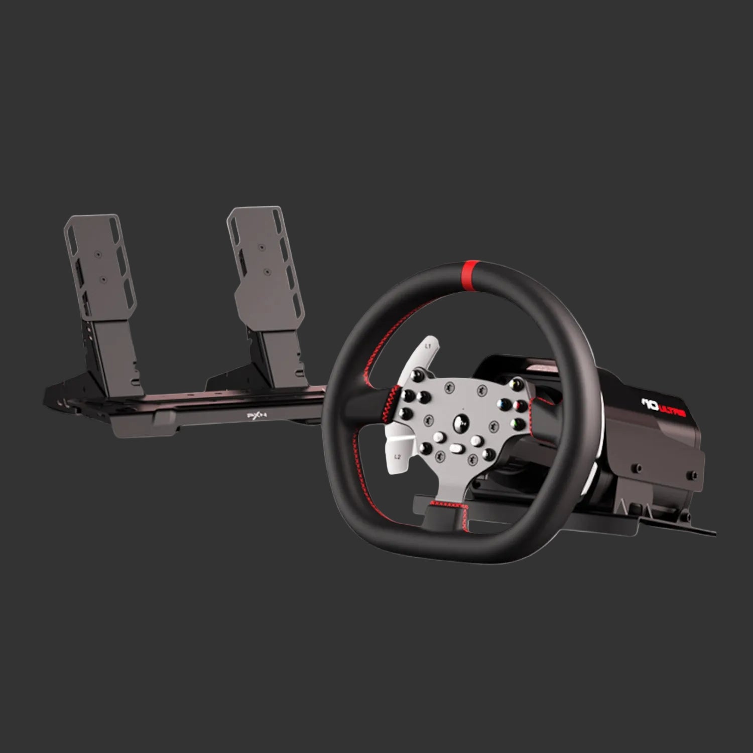PXN V10 Ultra 270/900° 3.2nm Direct Drive USB Steering Wheel with Hall Effect Dual Pedals