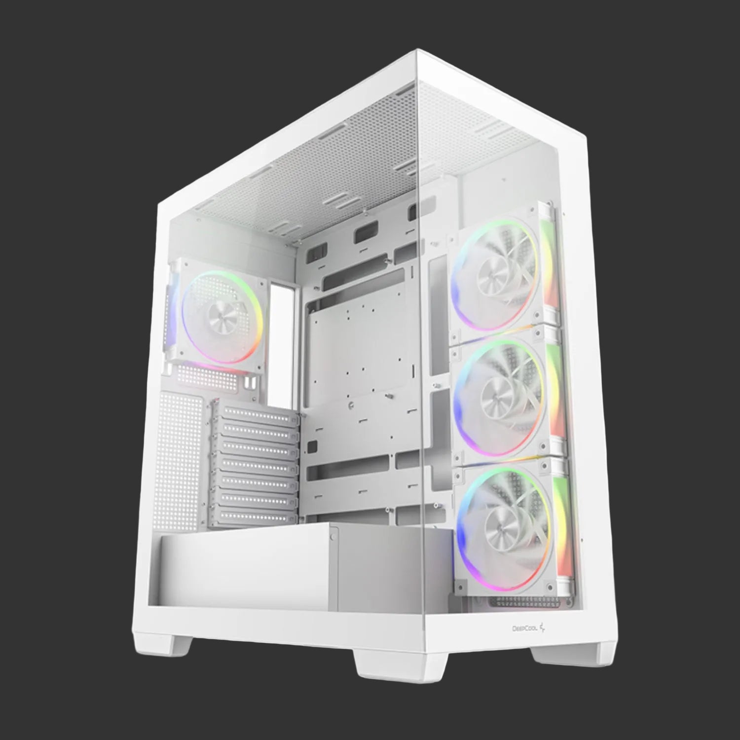 DeepCool CG580 4F V2 ARGB ATX Gaming Chassis – White