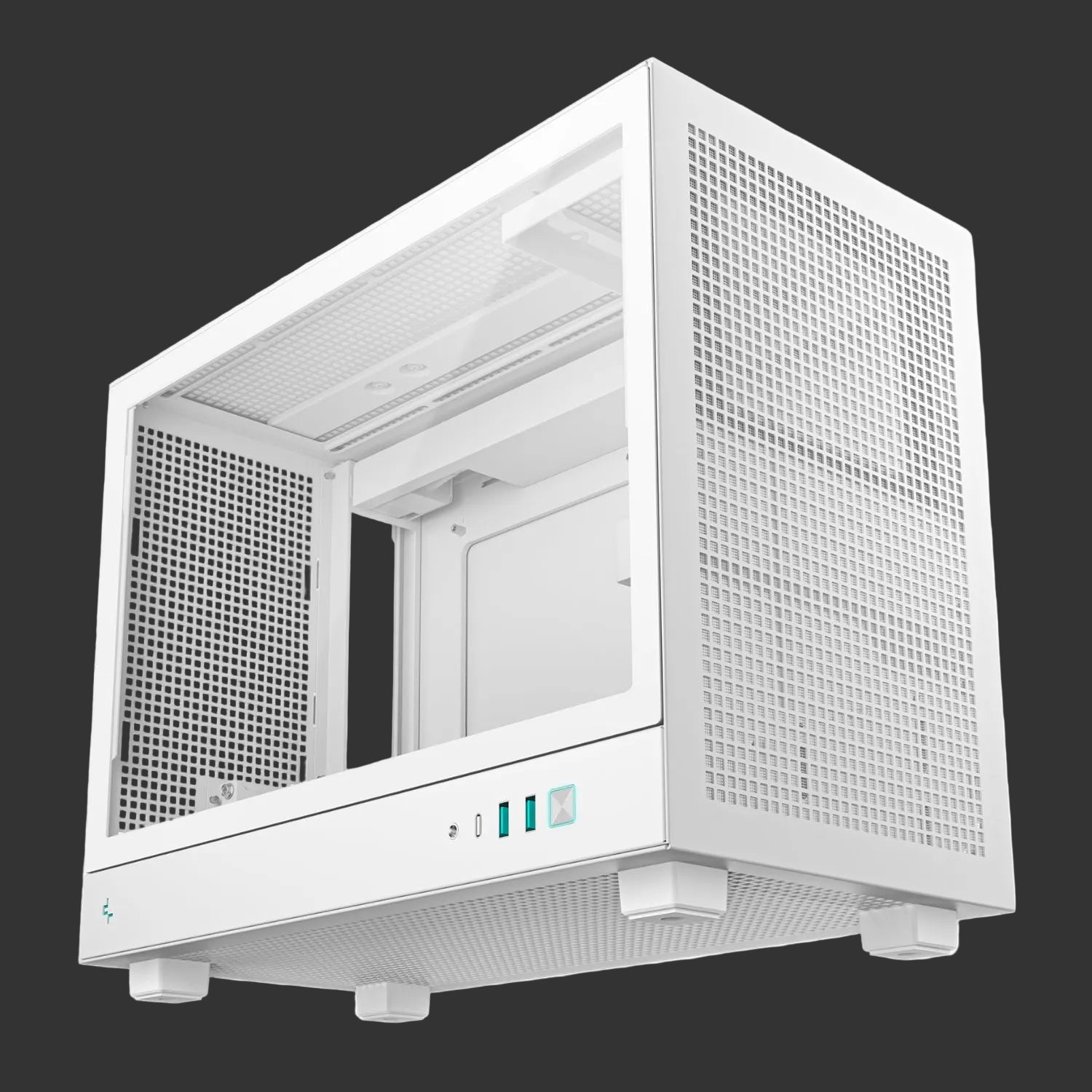 DeepCool CH160 PLUS Micro-ATX Chassis - White
