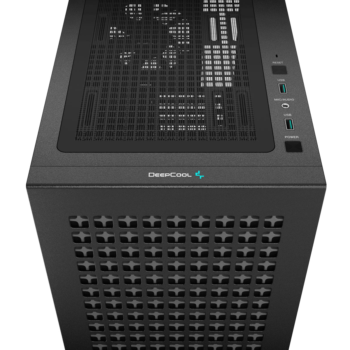Ch370 DeepCool CH370 Micro-ATX Gaming Chassis - Black