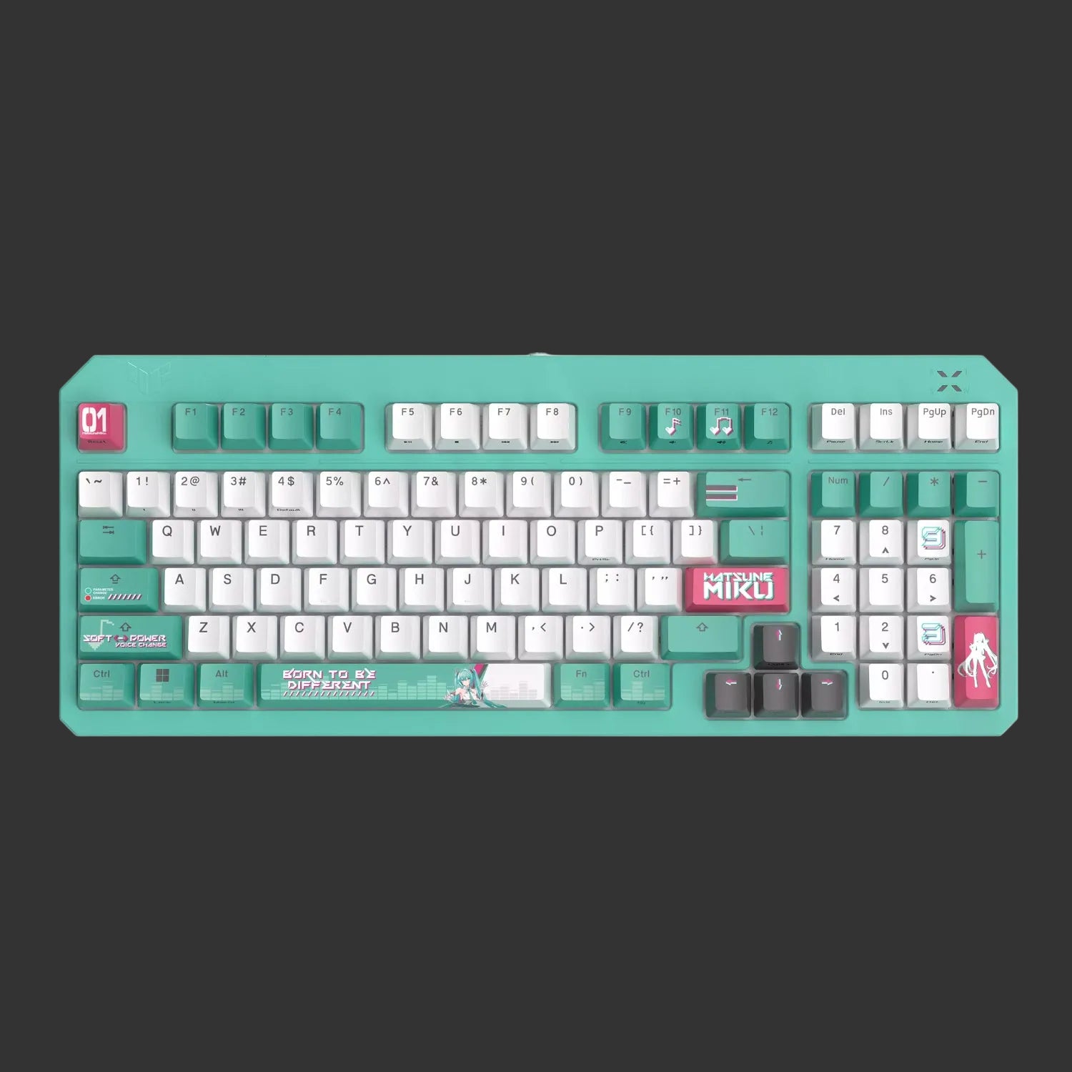 Asus TUF Gaming K3 Gen II Gaming Keyboard Hatsune Miku Edition
