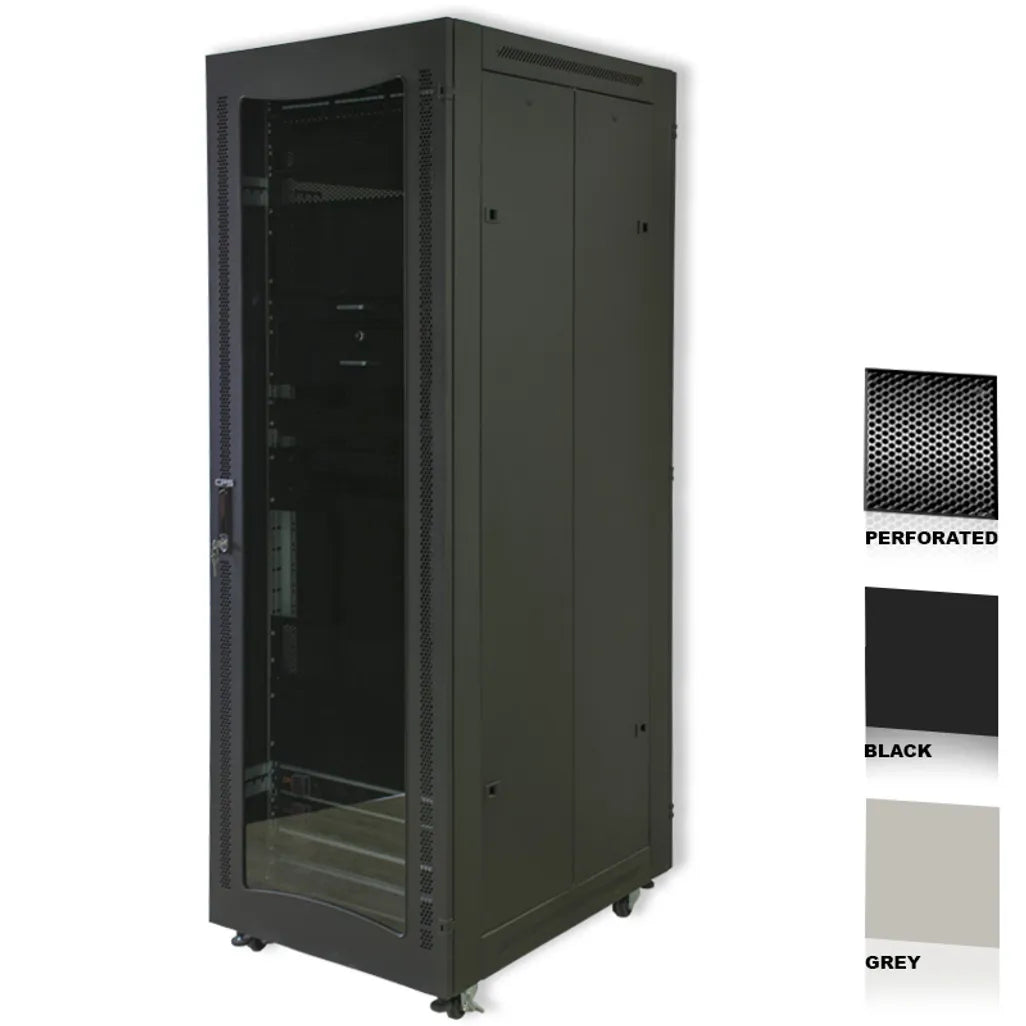 RCT Cabinet 42U  800Wx1000D; Perforated Door;1200kg Load