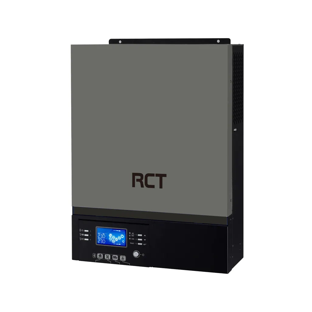 RCT AXPERT VM3 3KVA INVERTER 24V DC 4000W PV & BATTERY INDEPENDANT BMS Compatiable; BT; No Parallel Operations;