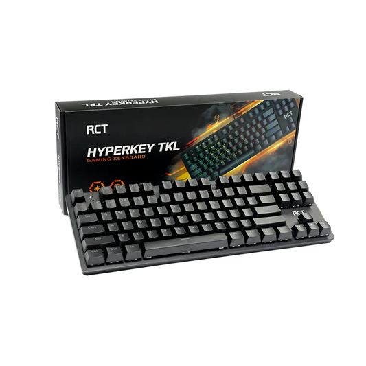 RCT HyperKeyTKL 87 keys Mechanical Gaming Keyboard; Blue mechanical switches; Multi Color LED Backlight.