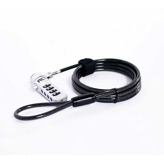 RCT 4 Digit Notebook Security Lock; T-Bar Compatible; 1.8M