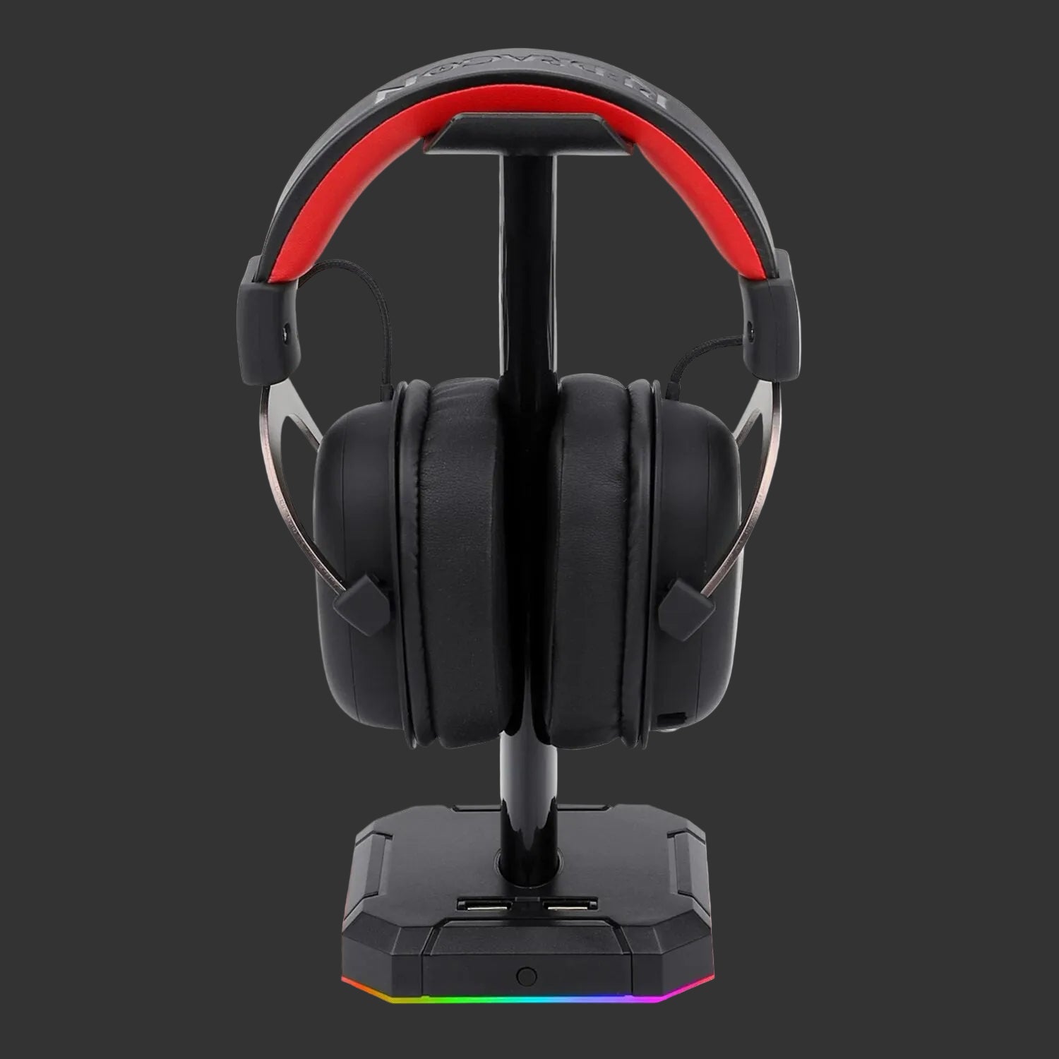 Redragon HA300 Scepter Pro RGB Headset Stand with USB Hub (4 x USB 2.0, RGB Lighting)