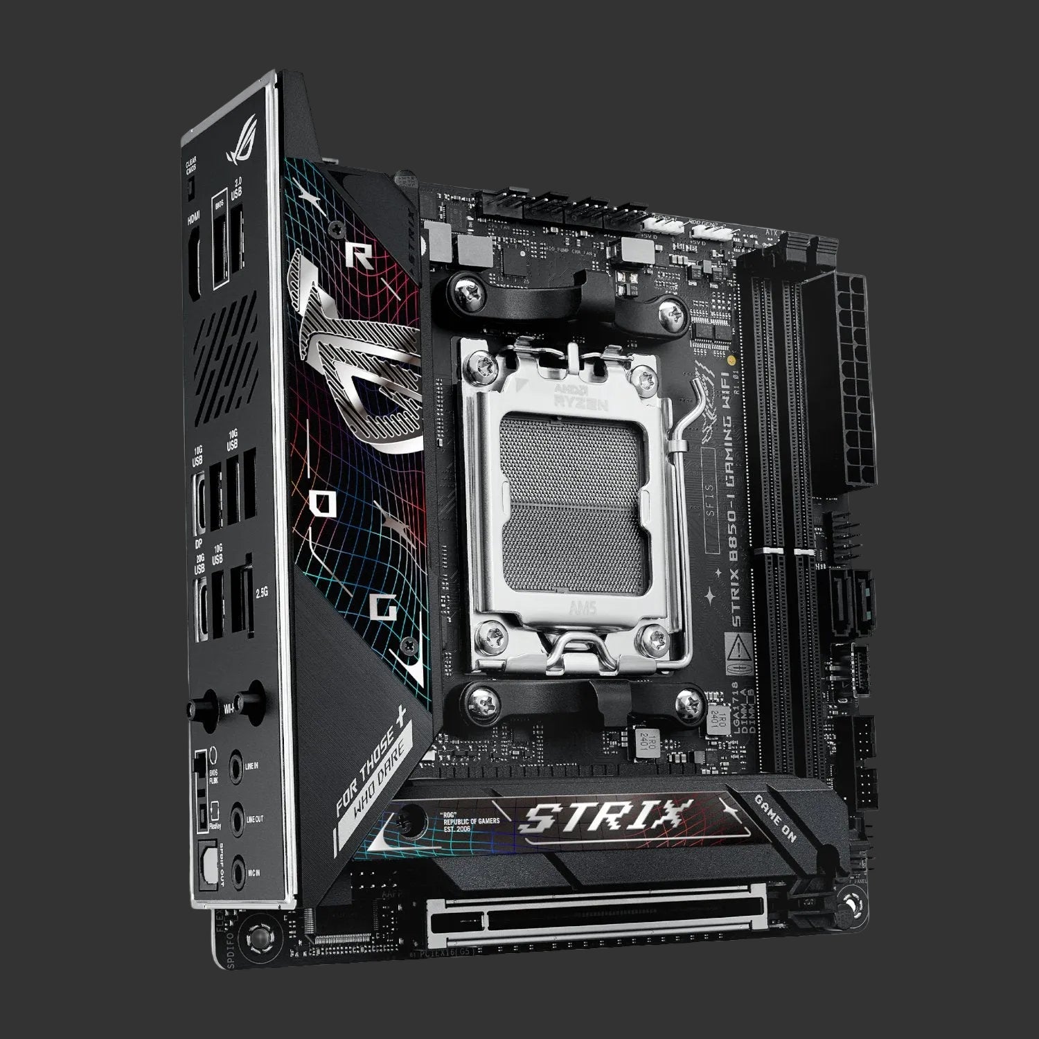 Asus ROG Strix B850-I Gaming WiFi AM5 Mini-ITX Gaming Motherboard