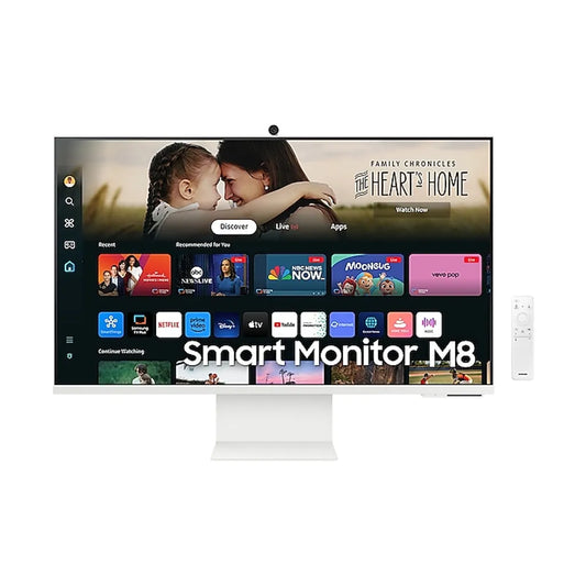 Samsung LS32DM801 32'' Flat M8 4K UHD Smart Monitor (16:9); 3840x 2160; 60Hz; 3000:1 Static; 4ms (GTG); HRD10+; 2 x 5W Speakers;