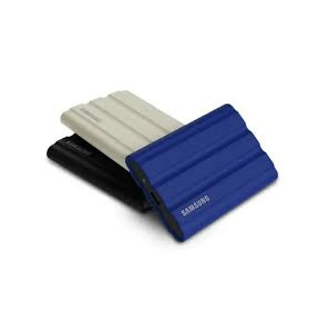 Samsung MU-PE2T0S T7  Shield Portable SSD 2 TB; Transfer speed up to 1050 MB/s; USB 3.2 (Gen2; 10Gbps) backwards compatible; AES