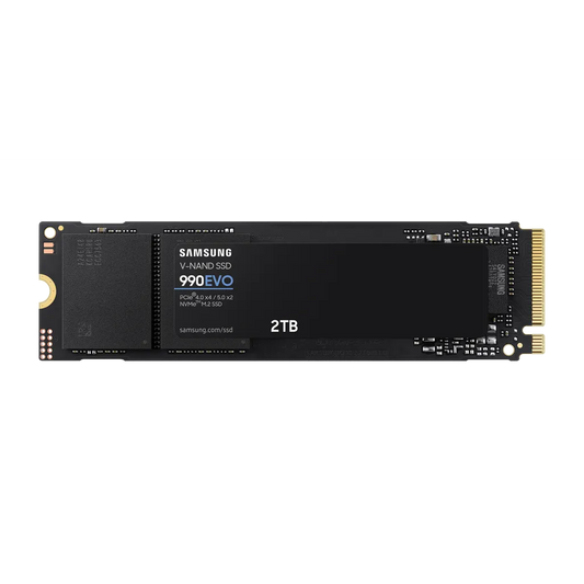 SAMSUNG MZ-V9E2T0BW 990 EVO 2TB NVMe SSD - Read Speed up to 5000 MB/s; Write Speed to up 4200 MB/s; Random Read up to 700;000 IO