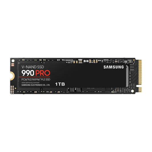 SAMSUNG MZ-V9P1T0BW 990 PRO 1 TB NVMe SSD - Read Speed up to 7450 MB/s; Write Speed to up 6900 MB/s; Random Read up to 1200000 I