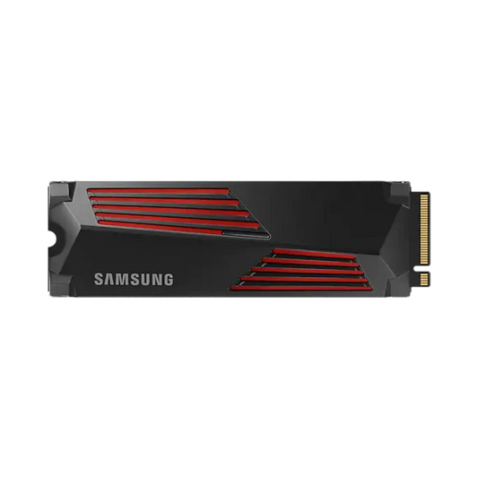 SAMSUNG MZ-V9P1T0CW 990 PRO 1 TB NVMe SSD W/Heatsink - Read Speed up to 7450 MB/s; Write Speed to up 6900 MB/s; Random Read up t