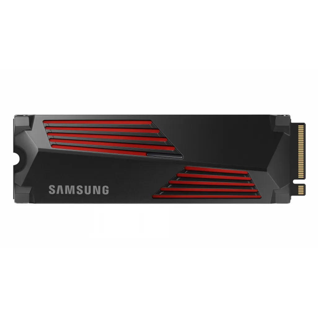 SAMSUNG MZ-V9P2T0CW 990 PRO 2 TB NVMe SSD W/Heatsink - Read Speed up to 7450 MB/s; Write Speed to up 6900 MB/s; Random Read up t