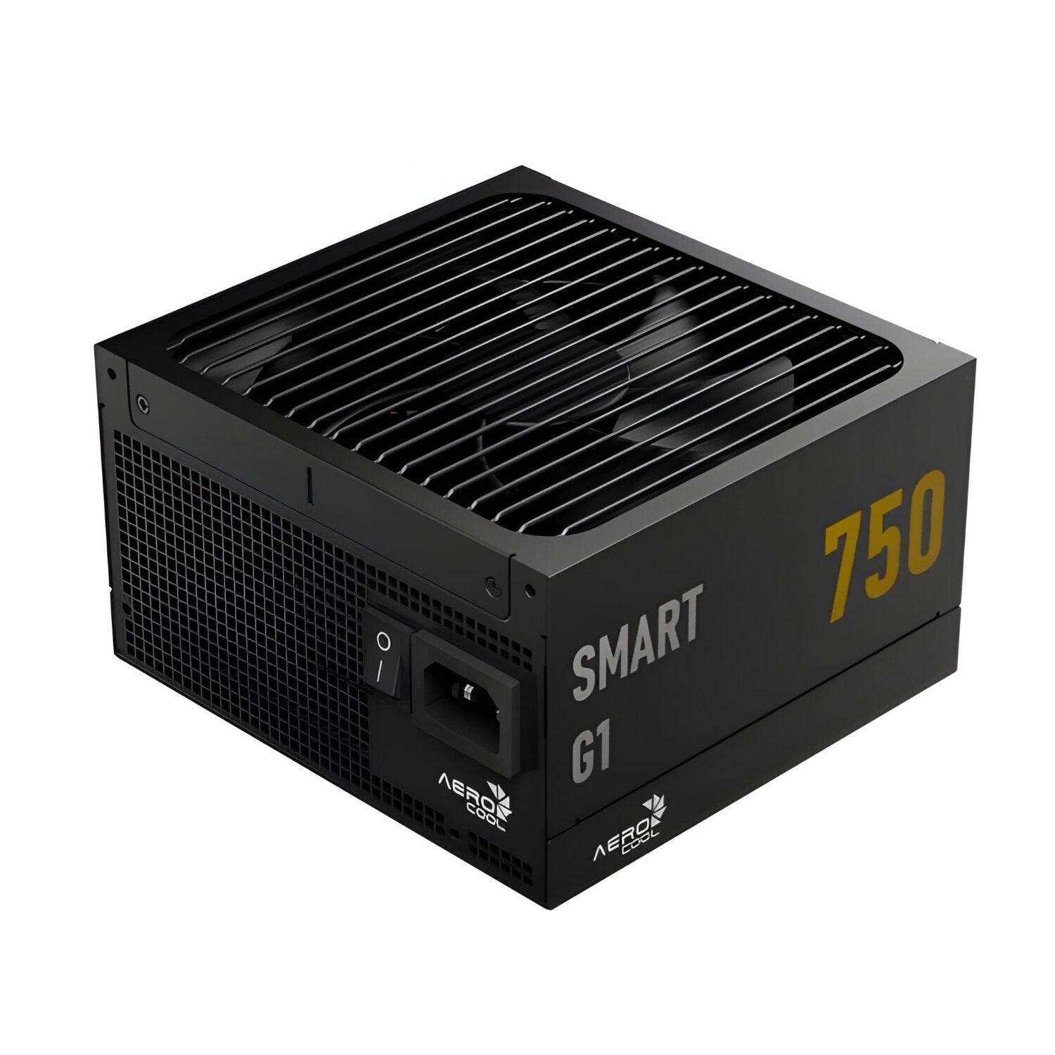 Aerocool SMART G1 Gold 750W PSU - ATX 3.1 PCIe5.1 - ATX 24 PIN; 2x 4+4PIN CPU/2x CPU 8PIN; 12x SATA; 2x PATA; 3x PCIe 6+2PIN; 1x