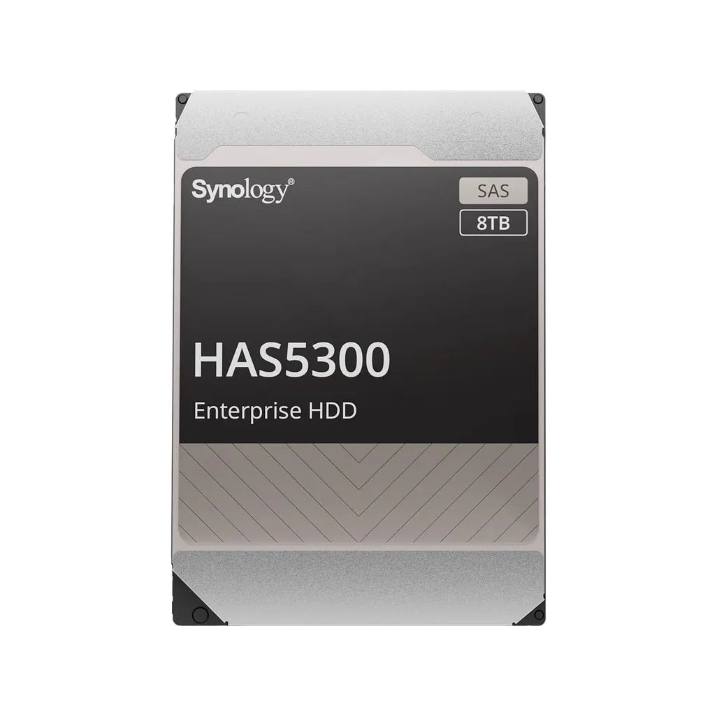 Synology Has5300 8TB 3.5Inch Enterprise-Grade Sas Hard Drives For Synology - 5 year warranty