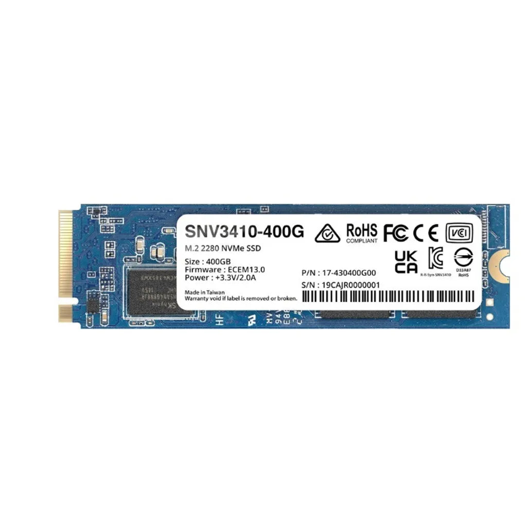 Synology M.2 2280 NVMe SSD SNV3410 400GB (SNV3410-400G)