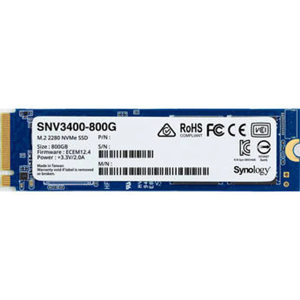 800 GB  M.2 2208  NVMe SSD; tailored for Synology NAS with built-in M.2 slots