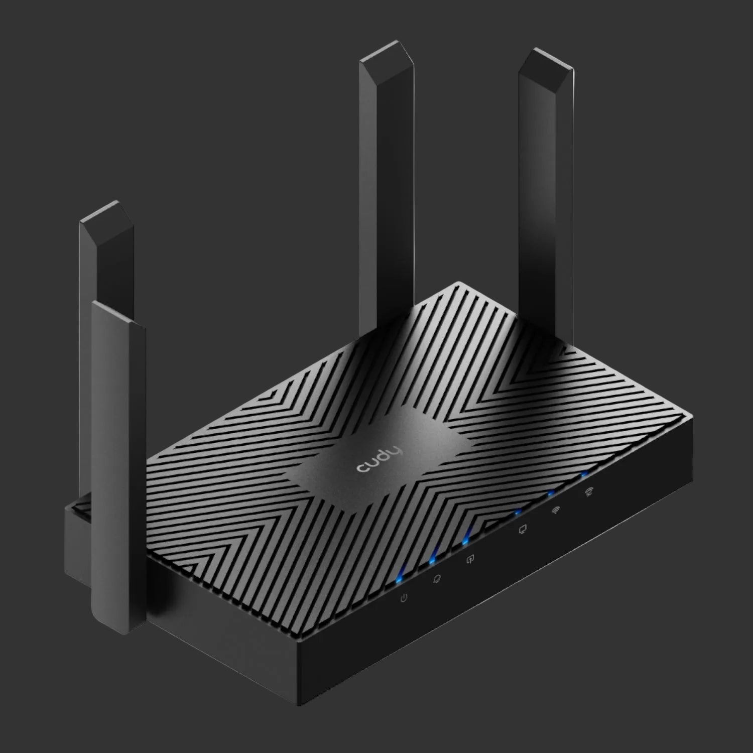 Cudy AX3000 5-Port Gigabit Dual-Band Wi-Fi 6 Mesh Router – Black