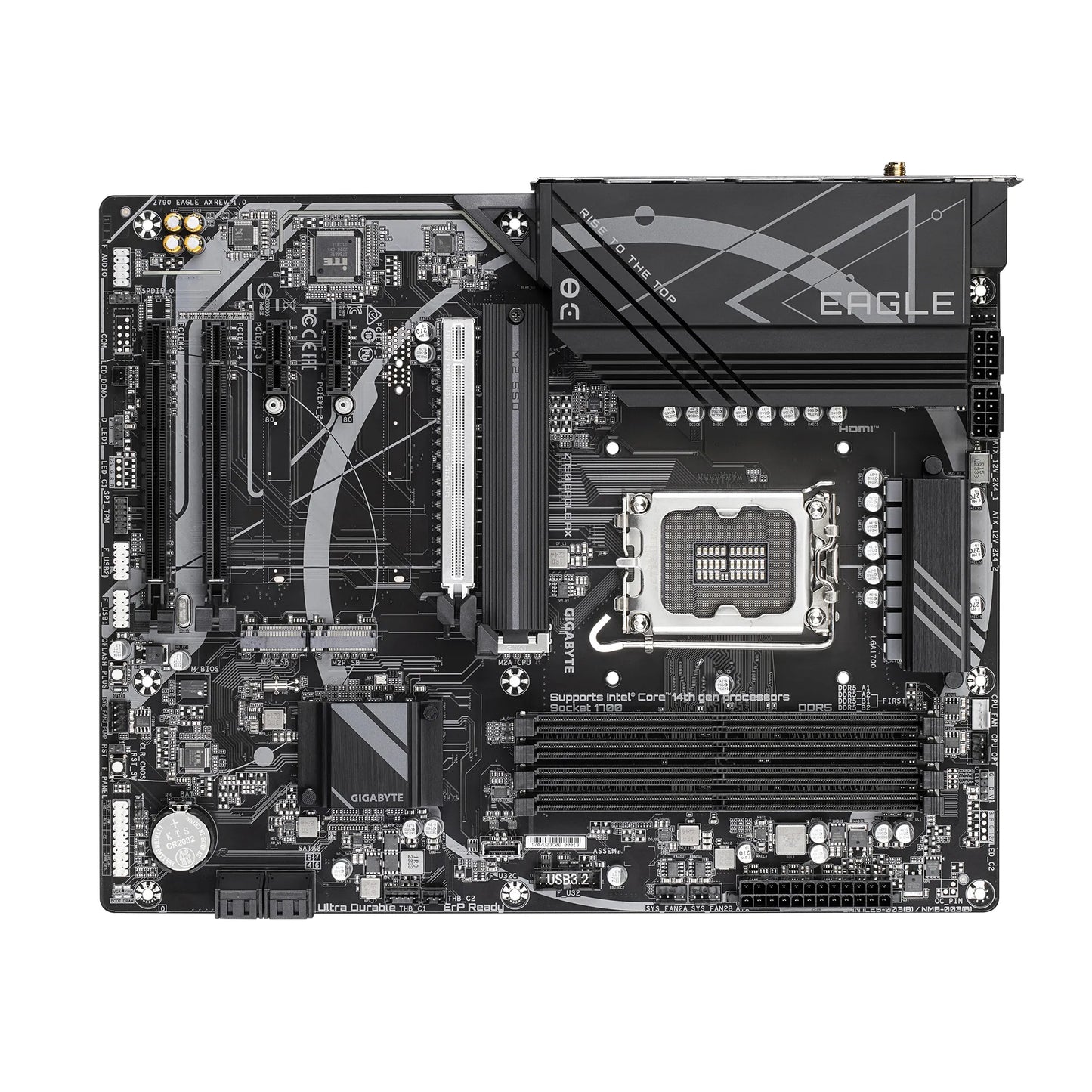GIGABYTE Intel® Z790 Chipset for LGA 1700; 4x DDR5; 3x M2; HDMI; DP; ATX.