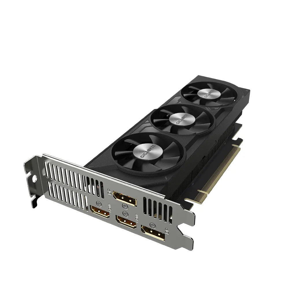 GIGABYTE nVidia GeForce RTX 4060 OC - 8GB GDDR6; 128-Bit Memory Bus; 0; 2x HDMI; 2x DisplayPort; Low Profile. Min 450W PSU