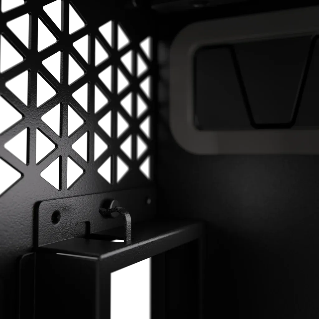 6500D Airflow Black Tempered Glass Mid-Tower; 2x 3.5'' |  2x 2.5'' Drive Bays; Up to 360mm Radiator compatible