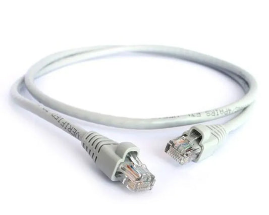 RCT - CAT5E PATCH CORD (FLY LEADS) 5M GREY
