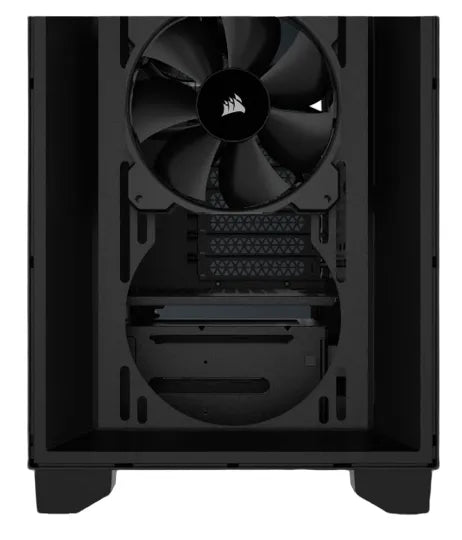 3000D AIRFLOW Black Mid-Tower PC Case; 2x 3.5'' |  2x 2.5'' Drive Bays; Up to 360mm Radiator compatible; 2x 120mm fan incl