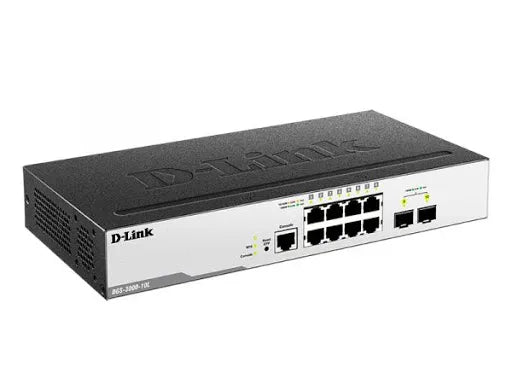 D-Link 8-Ports 10/100/1000Mbps + 2 SFP ports Managed Metro Ethernet Switch
