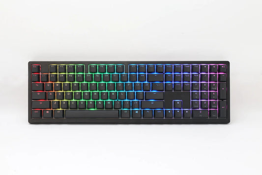 Ducky Keyboard Zero 6108 100% Mechanical Wireless Keyboard; RGB; USB 2.0 / 2.4GHz / BT - Cherry MX2A Red switches.